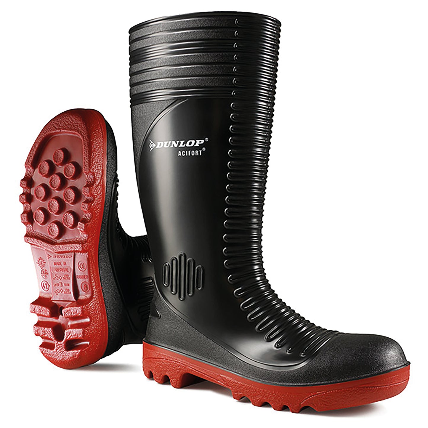 Dunlop Acifort Concrete Waterproof Safety Wellington Boots 1 Pair Black 09
