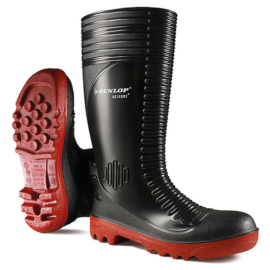 Dunlop Acifort Concrete Waterproof Safety Wellington Boots 1 Pair Black 09