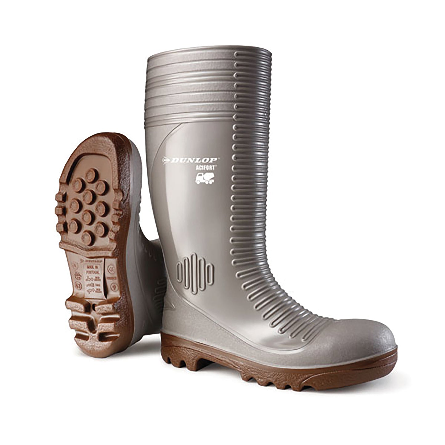 Dunlop Acifort Concrete Waterproof Safety Wellington Boots 1 Pair Grey 07