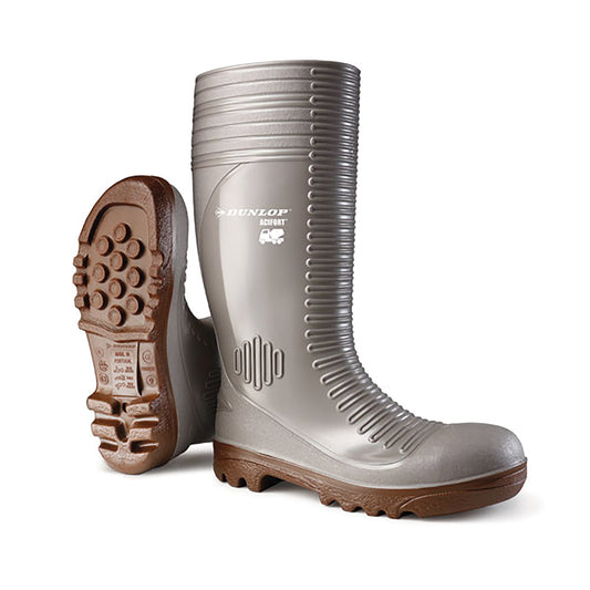 Dunlop Acifort Concrete Waterproof Safety Wellington Boots 1 Pair Grey 07