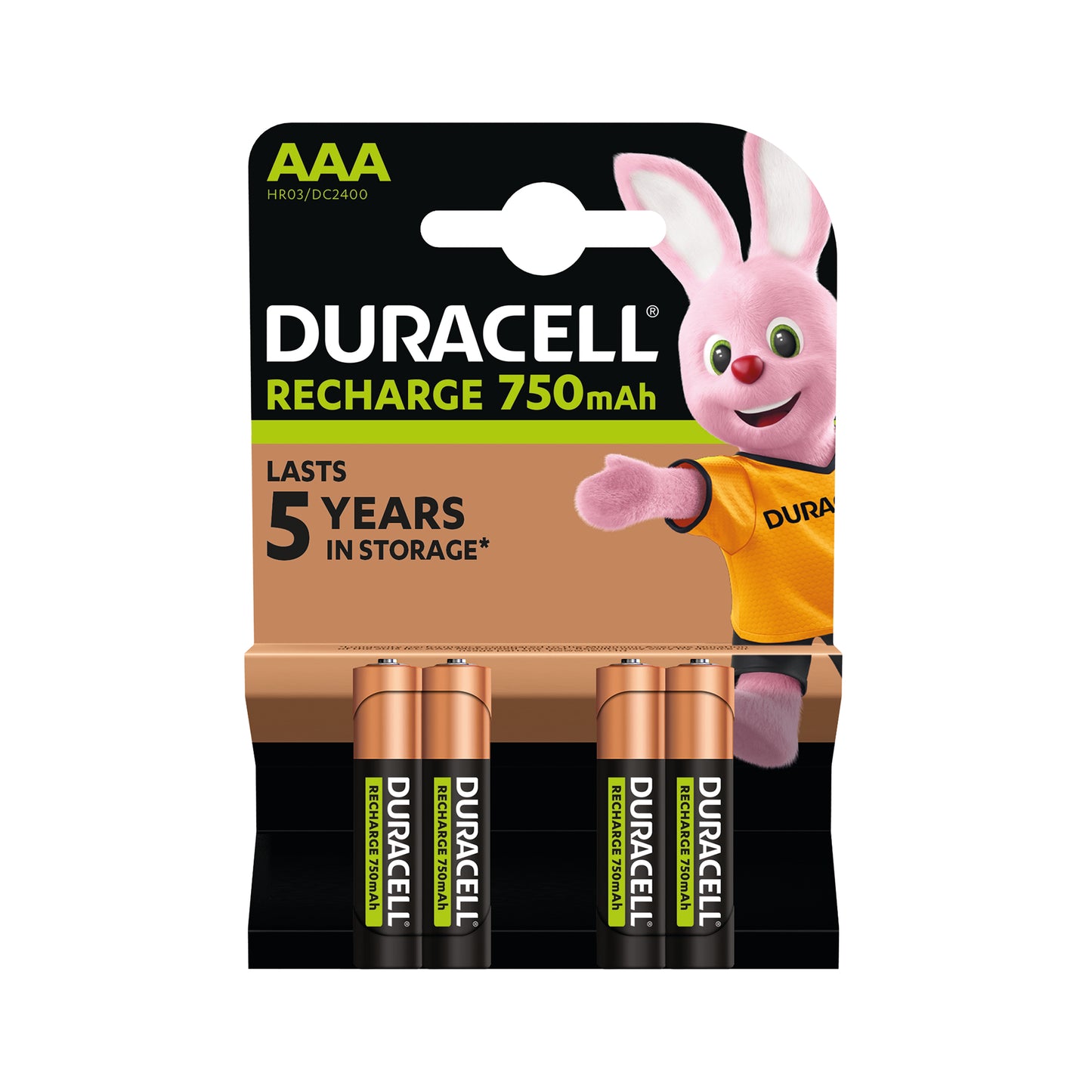 Duracell AAA (4pcs) Rechargeable battery Nickel-Metal Hydride (NiMH)