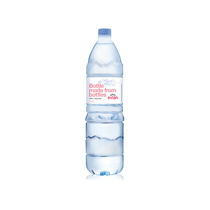 Evian Natural Spring Water 1.5 Litre (Pack of 8) 143136