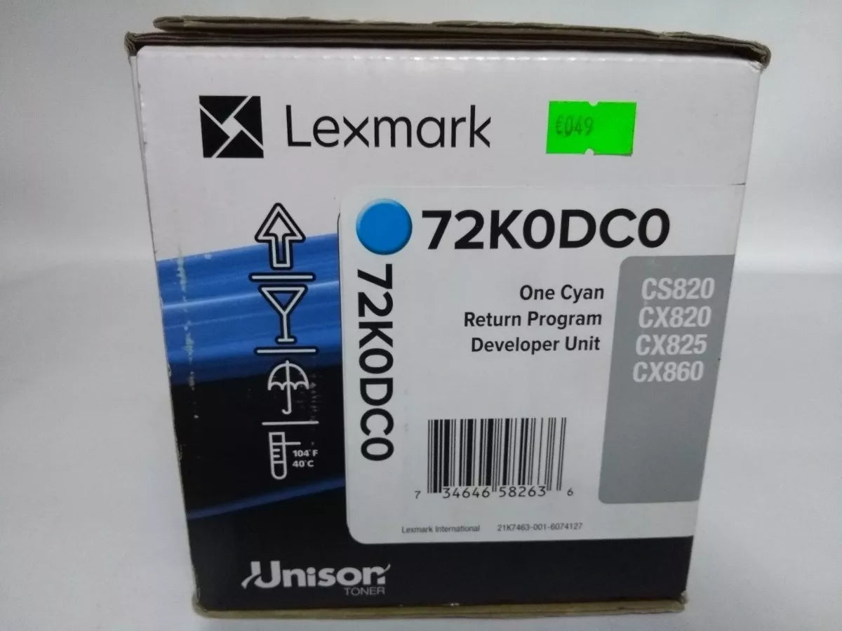 Lexmark CS820, CX8xx developer unit 300000 pages