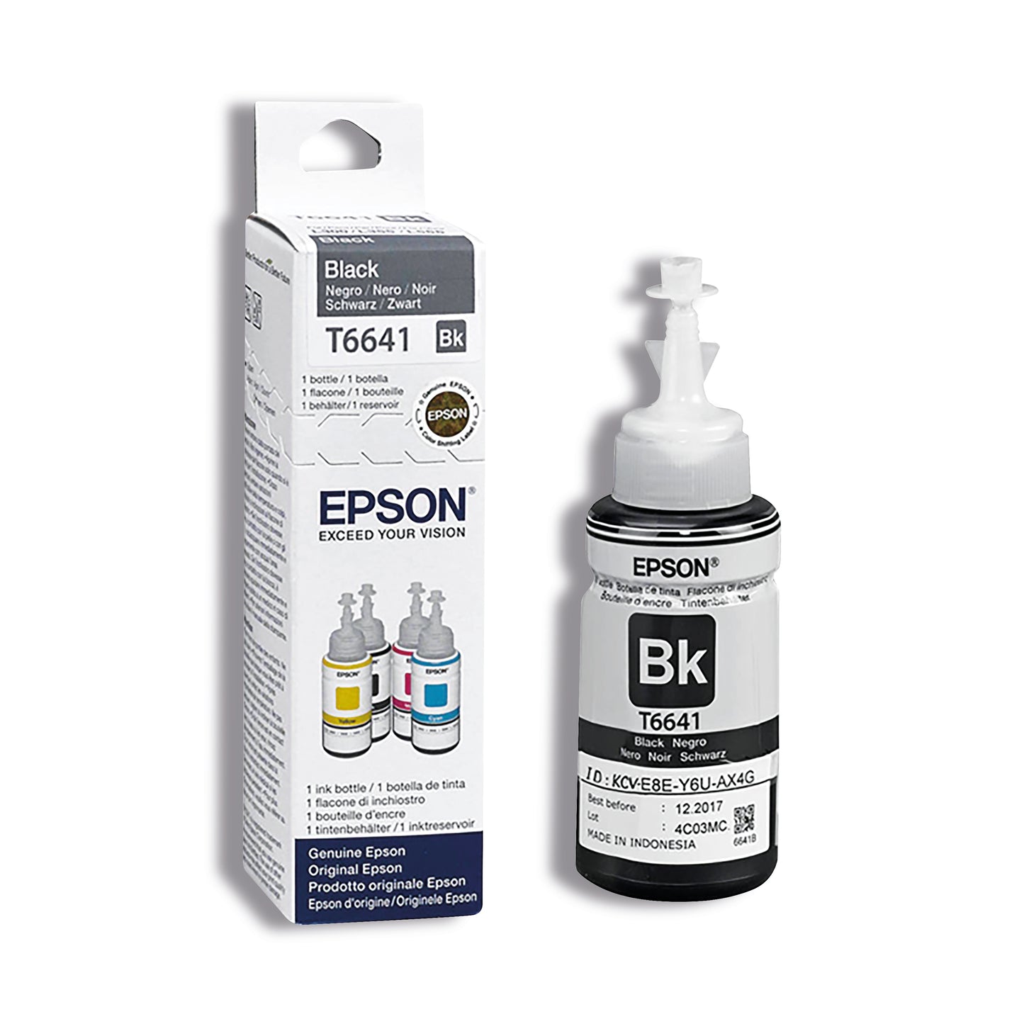 Epson 664 Ink Bottle EcoTank 70ml Black C13T664140