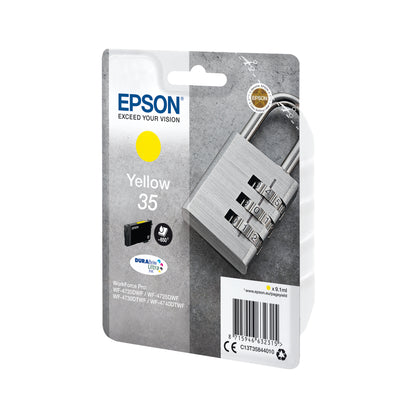 Epson 35 Ink Cartridge DURABrite Ultra Padlock Yellow C13T35844010