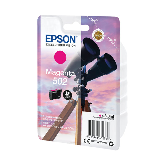 Epson 502 Ink Cartridge Binoculars Magenta C13T02V34010