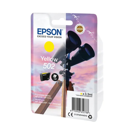 Epson 502 Ink Cartridge Binoculars Yellow C13T02V44010