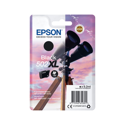 Epson 502XL Ink Cartridge Binoculars Black C13T02W14010