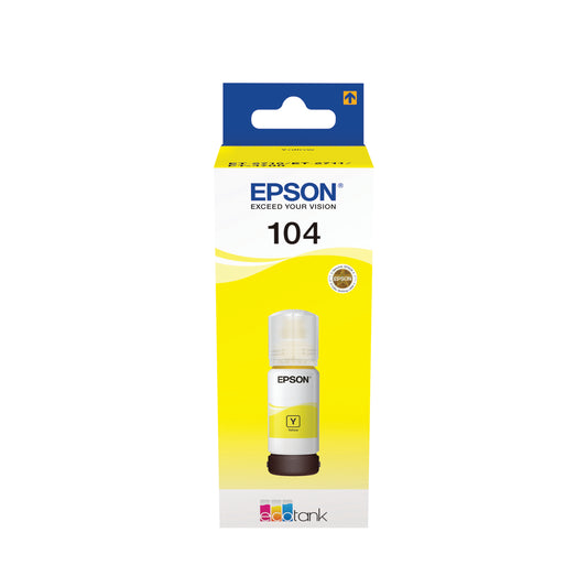 Epson 104 Ink Bottle EcoTank Yellow C13T00P440