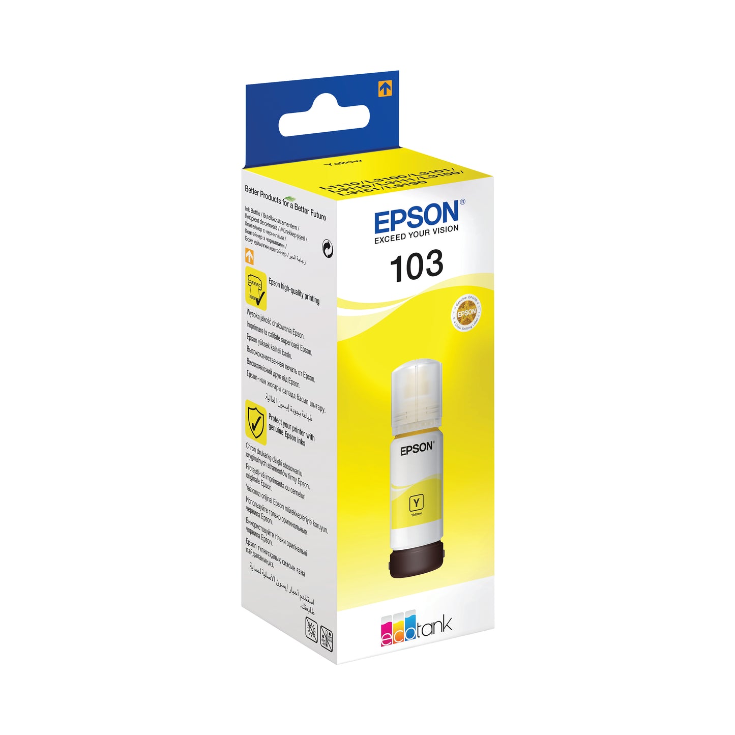 Epson 103 Ink Bottle EcoTank Yellow C13T00S44A10