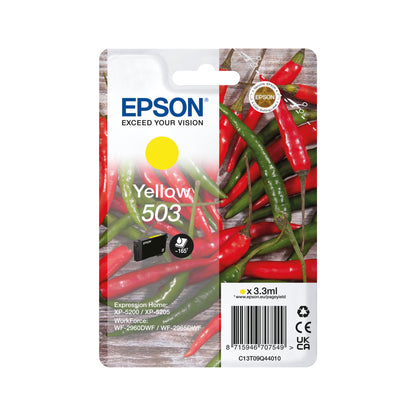 Epson 503 Ink Cartridge Chilli Yellow C13T09Q44010