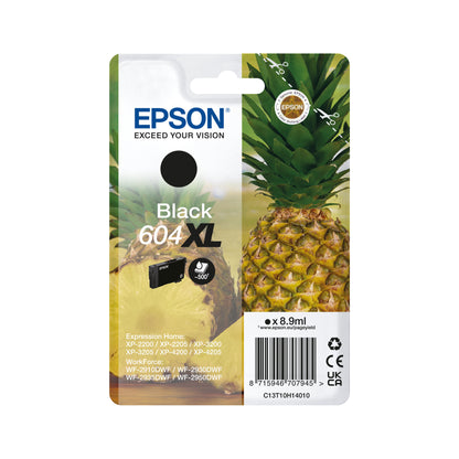 Epson 604XL Ink Cartridge High Yield Pineapple Black C13T10H14010