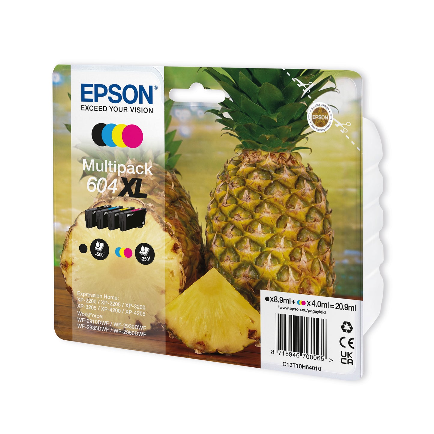 Epson 604XL Ink Cartridge HY Pineapple Multipack CMYK C13T10H64010