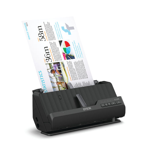 Epson ES-C320W Compact Scanner with Wi-Fi A4 Black B11B270401BY