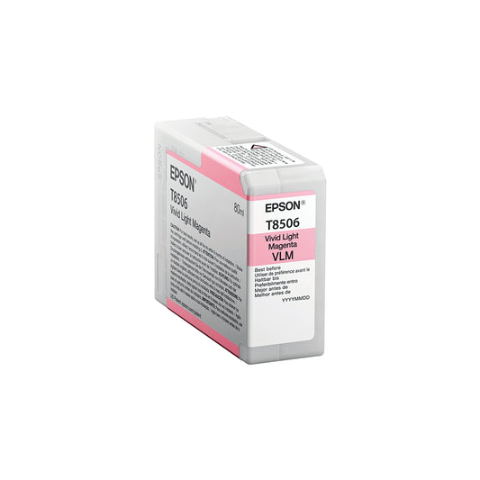 Epson T8506 Ink Cartridge 80ml Vivid Light Magenta C13T850600