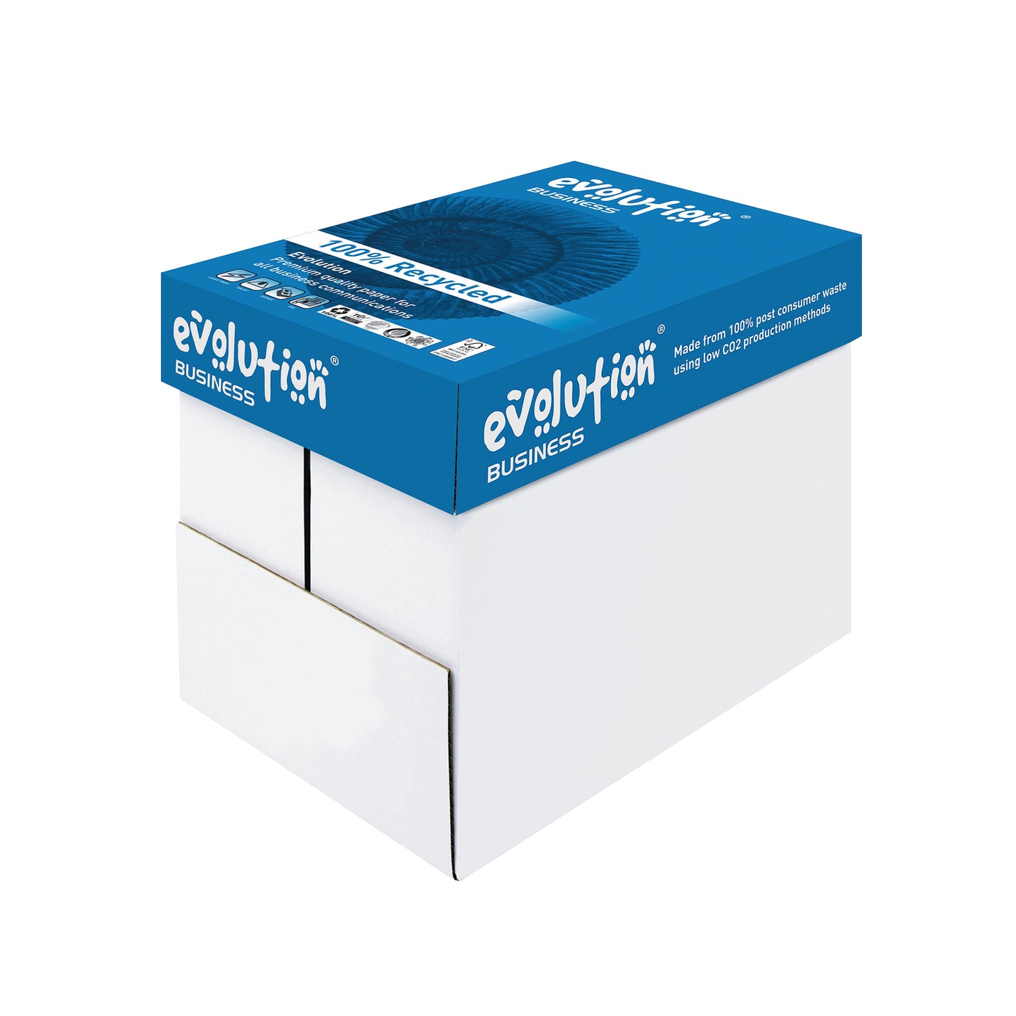 Evolution Business A4 Recycled Paper 80gsm White (Pack of 2500) EVBU2180