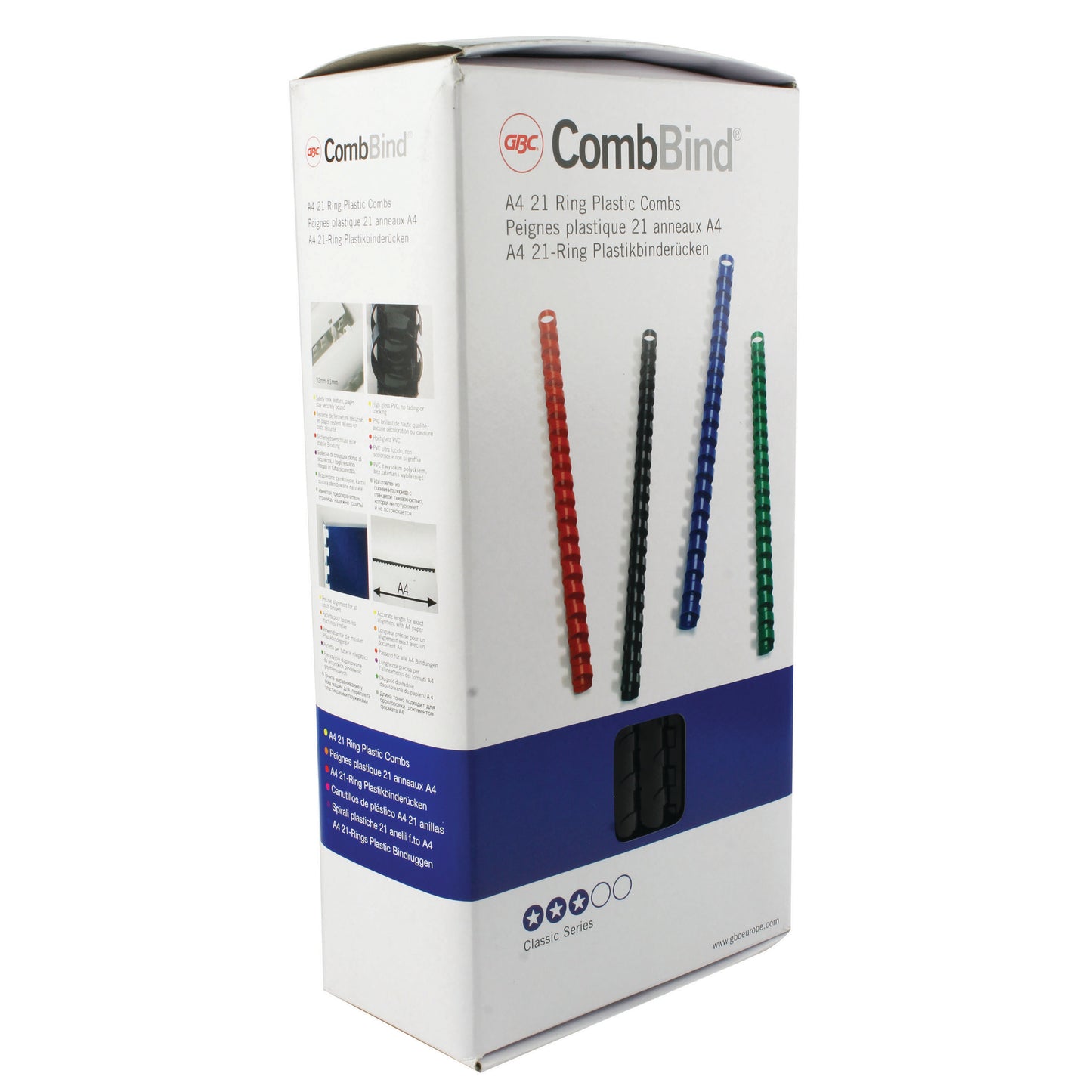 GBC CombBind Binding Combs 12mm A4 21R