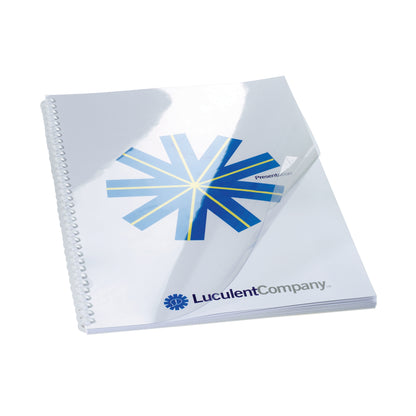 GBC HiClear Binding Covers A4 PVC 150 Micron Super Clear (50)