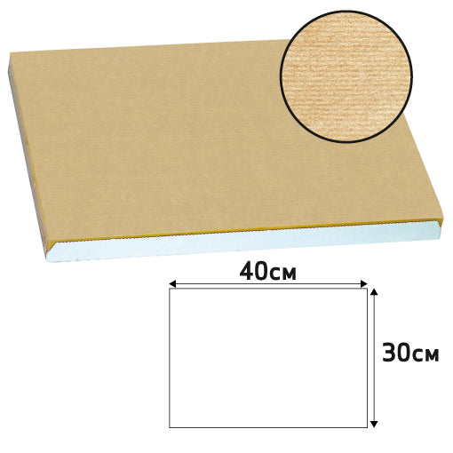 Exacompta Cogir Placemats 300x400mm Embossed Paper Kraft (Pack of 500) 324040I