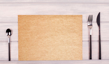 Exacompta Cogir Placemats 300x400mm Embossed Paper Kraft (Pack of 500) 324040I