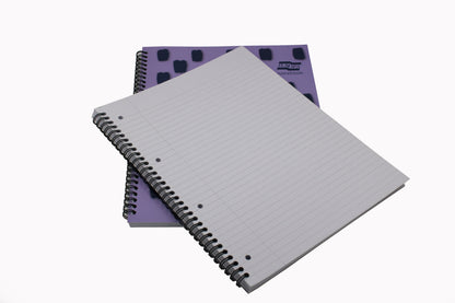 Europa Splash Notebooks 160 Lined Pages A4+ Purple Cover (Pack of 3) EU1502Z