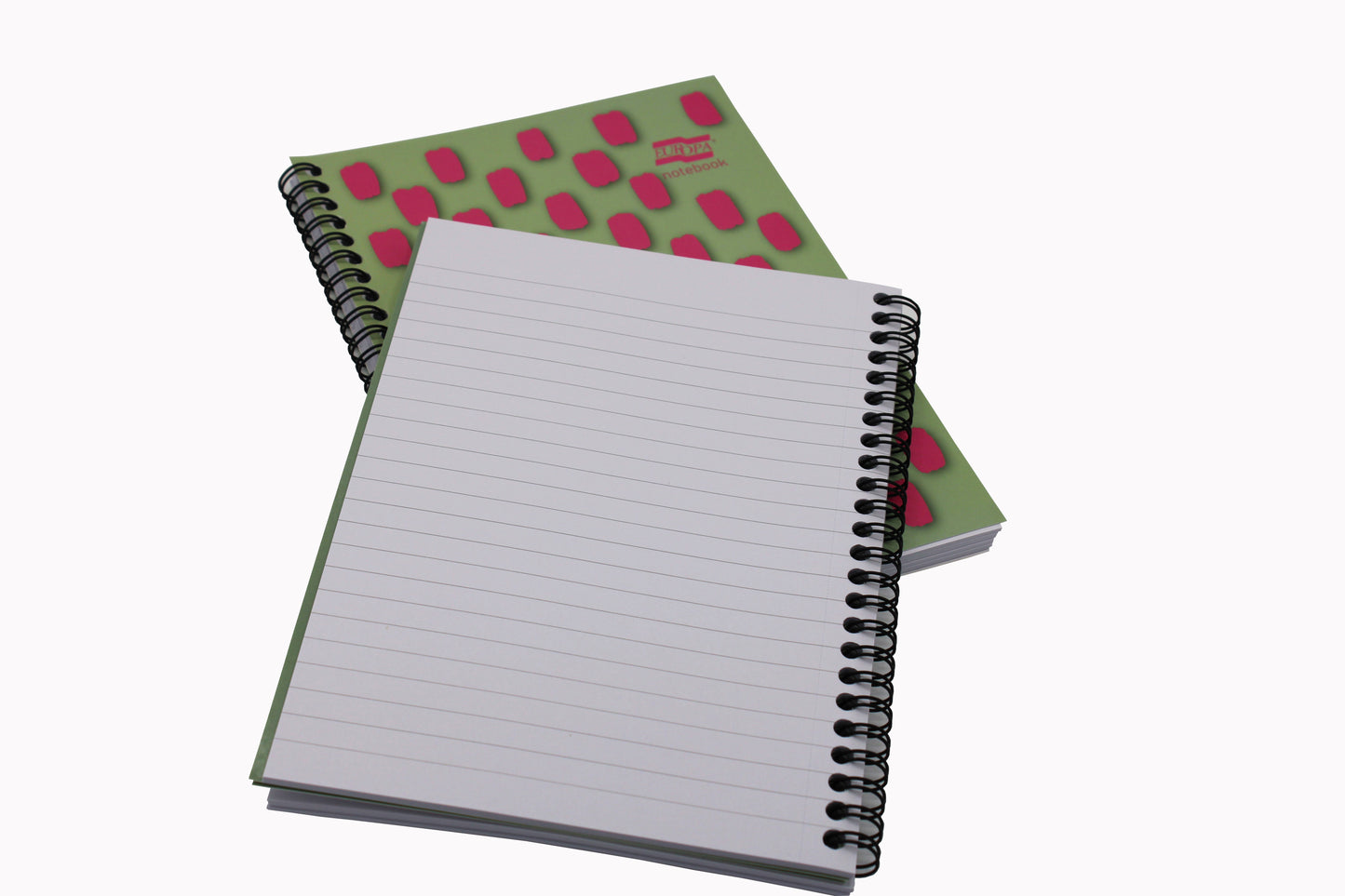 Europa Splash Notebooks 160 Lined Pages A5 Pink Cover (Pack of 3) EU1505Z