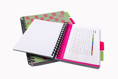 Europa Splash Project Book 200 Lined Pages A5 Pink Cover (Pack of 3) EU1509Z