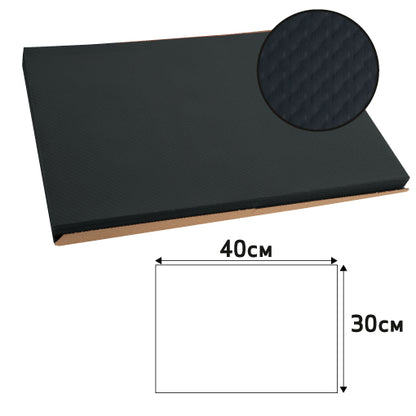Exacompta Cogir Placemats 300x400mm Embossed Paper Black (Pack of 500) 304034I