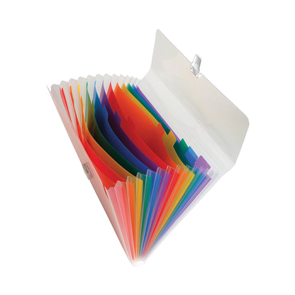 Exacompta 13 Pocket Expanding File Assorted 55298E