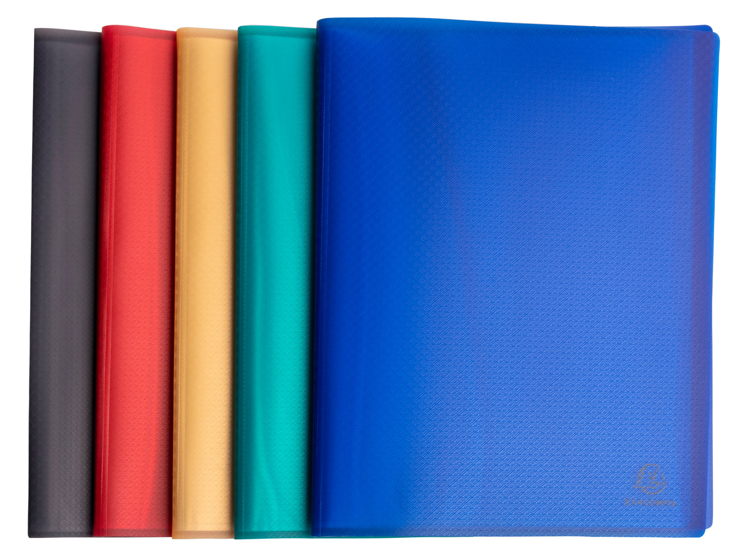Exacompta OPAK Recycled Display Book 30 Pockets A4 Assorted (Pack of 5) 78530E