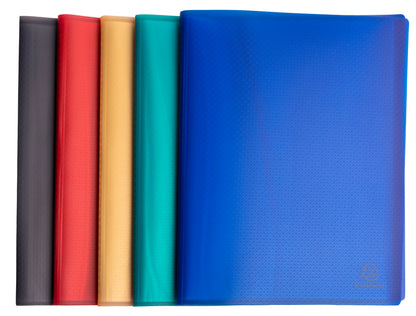 Exacompta OPAK Recycled Display Book 30 Pockets A4 Assorted (Pack of 5) 78530E