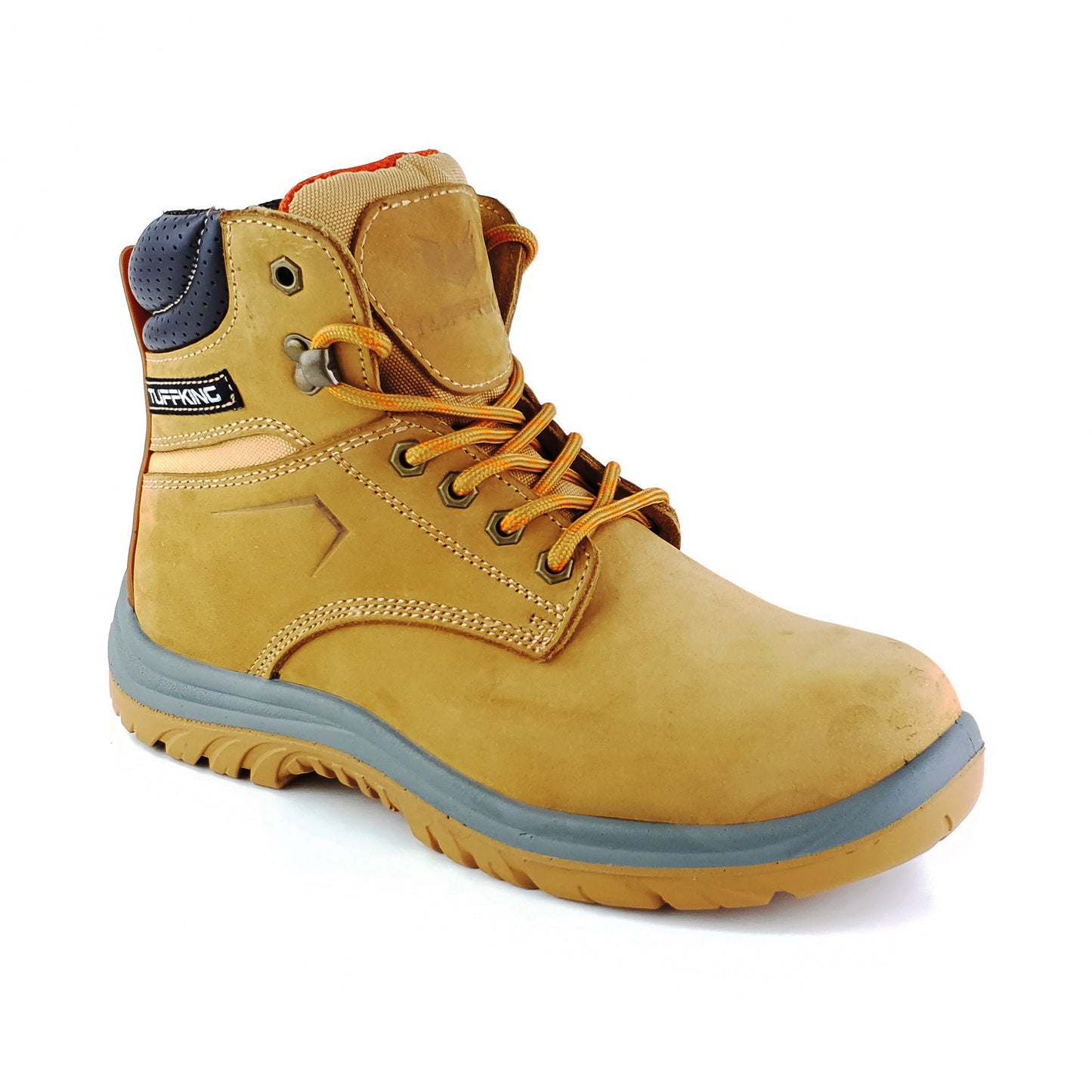 Tuffking Fury Safety Hiker Boot Steel Toe Cap Tan 12