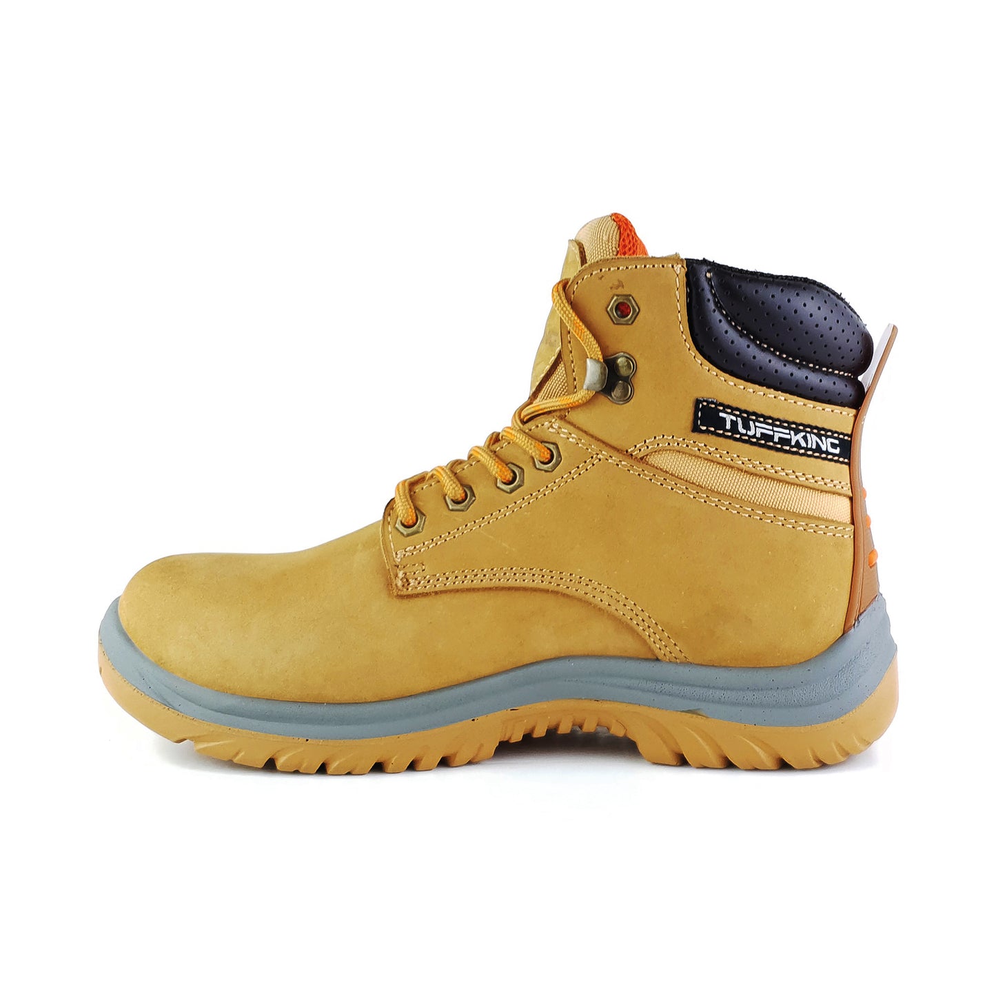 Tuffking Fury Safety Hiker Boot Steel Toe Cap Tan 12
