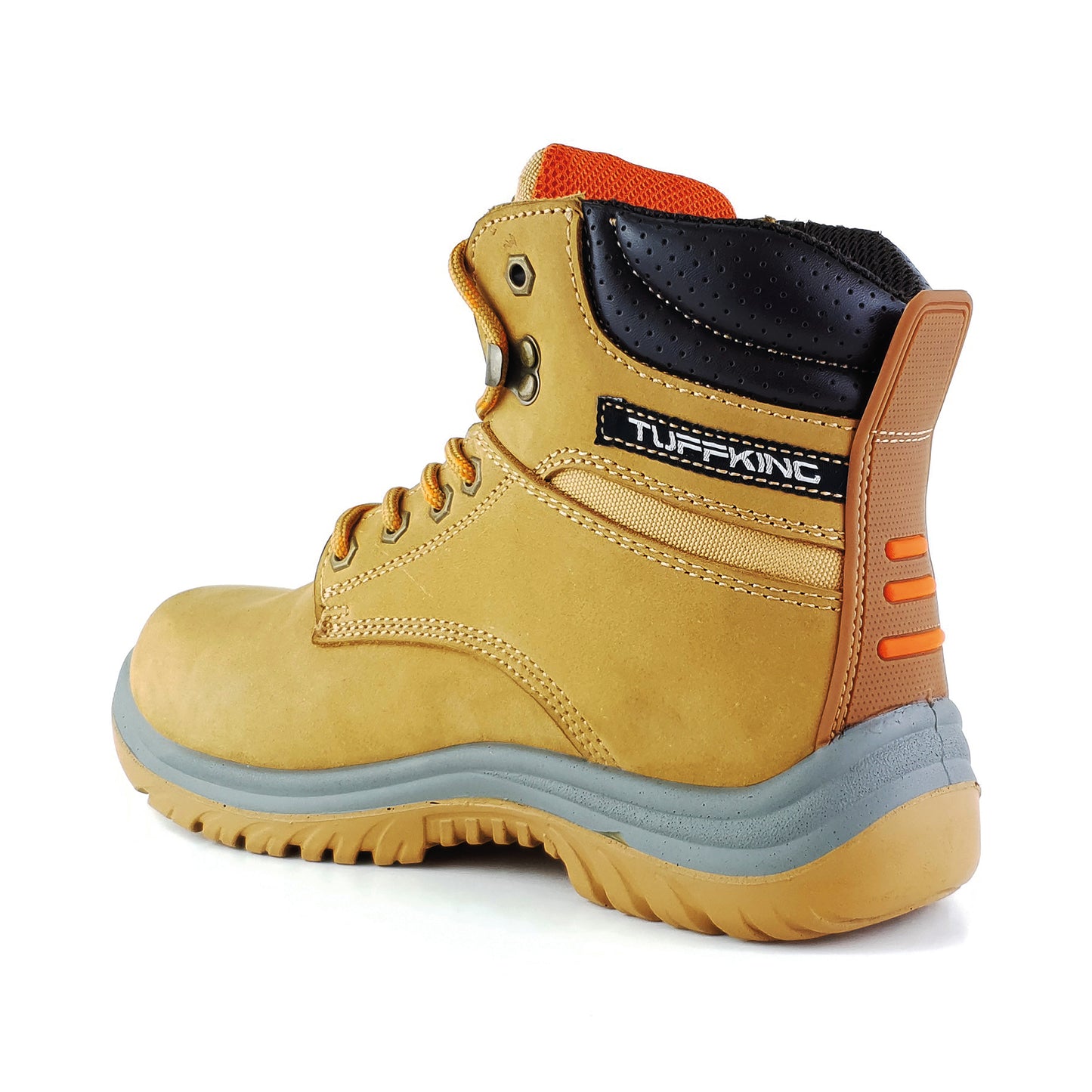 Tuffking Fury Safety Hiker Boot Steel Toe Cap Tan 04