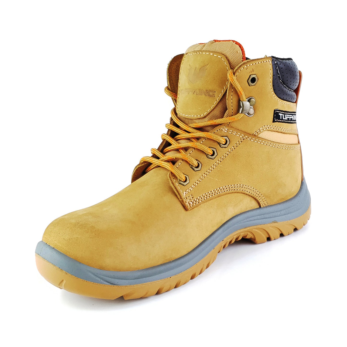 Tuffking Fury Safety Hiker Boot Steel Toe Cap Tan 04