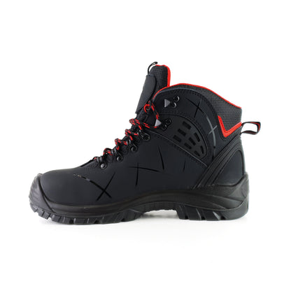 Tuffking Synapse Safety Hiker Boot Steel Toe Cap Black 08