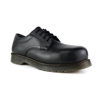 Samson Holt Metal Free Safety Shoe 4 Eyelet Black 04