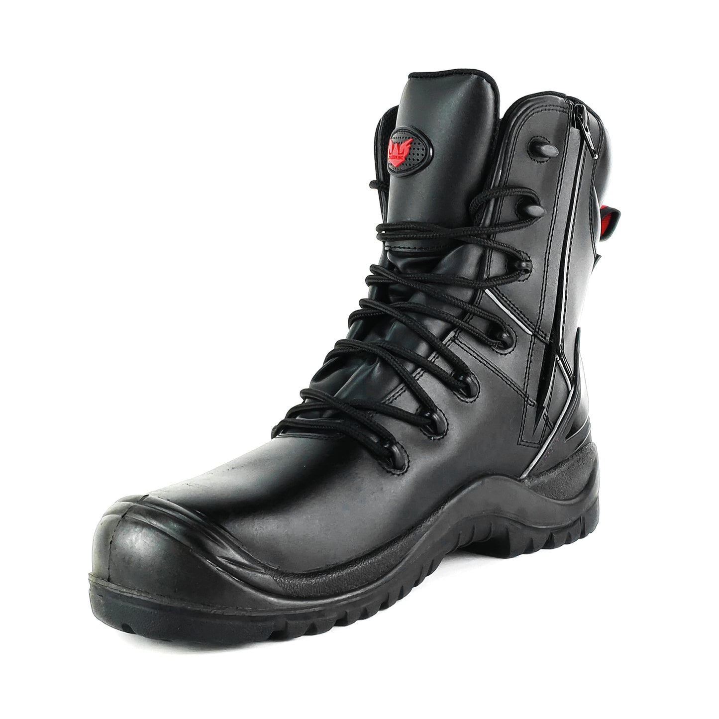 Tuffking Havoc Heavy Duty Safety Boot YKK Zip Black 13