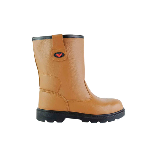 Tuffking Glacier Safety Rigger Boot Steel Toecap Tan 11
