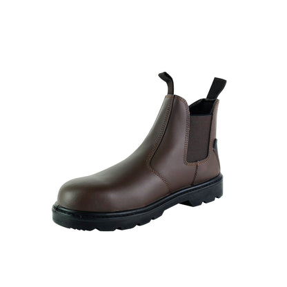 Tuffking Brook Safety Dealer Boot Steel Toecap Brown 05