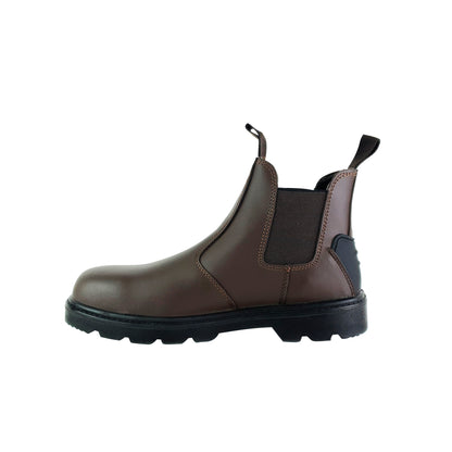 Tuffking Brook Safety Dealer Boot Steel Toecap Brown 05