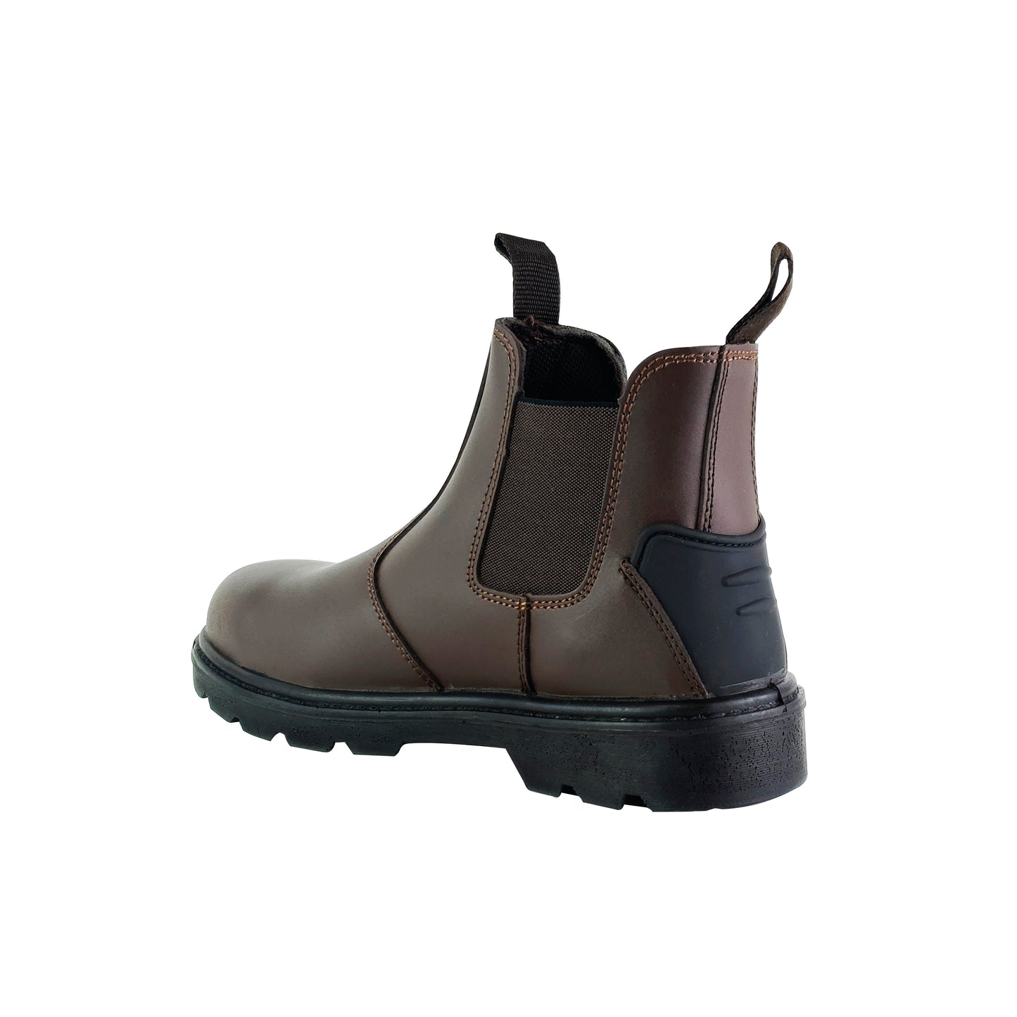 Tuffking Brook Safety Dealer Boot Steel Toecap Brown 05
