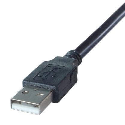 Computer Gear Wired Full Size 4 Button Optical Scroll Mouse Black 24-0543