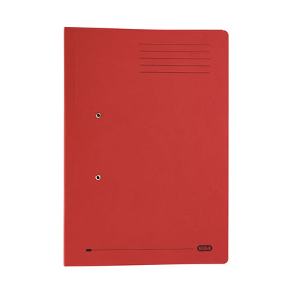 Elba Spring Pocket File Mediumweight Foolscap Red (Pack of 25) 100090149