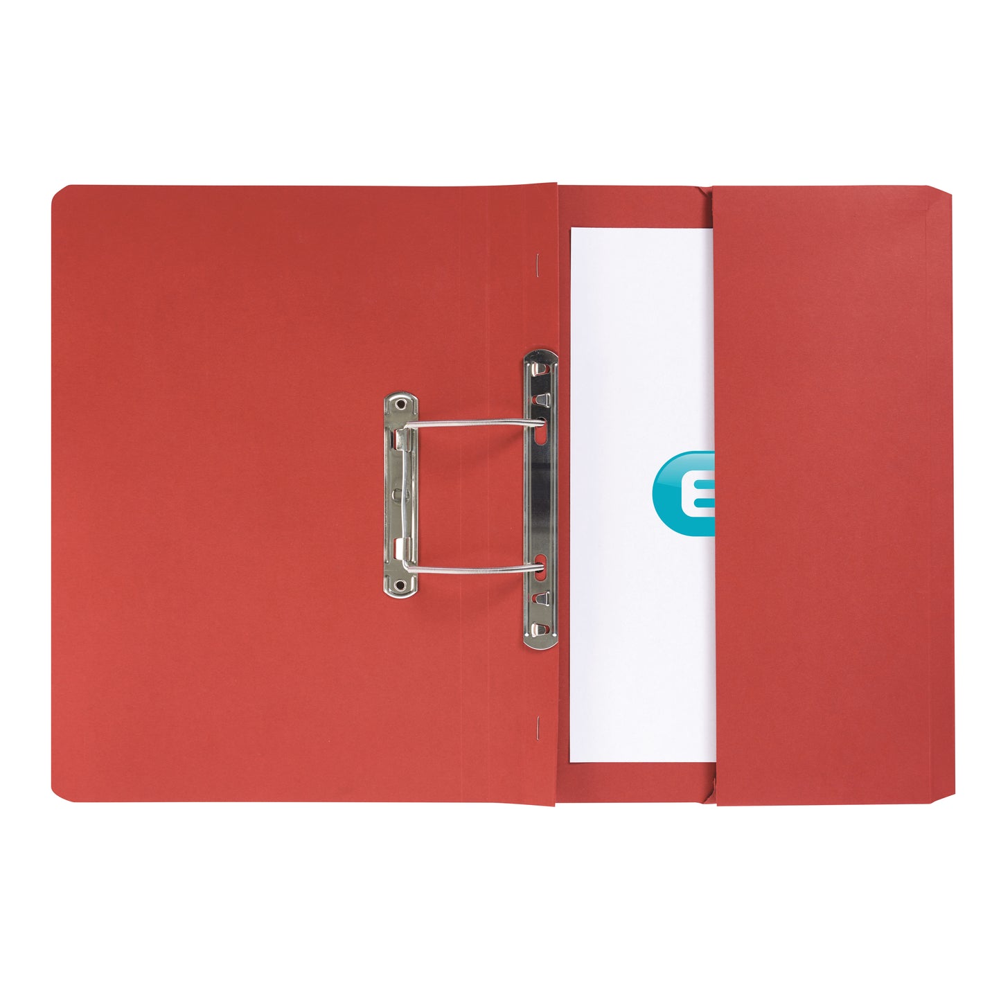 Elba Spring Pocket File Mediumweight Foolscap Red (Pack of 25) 100090149