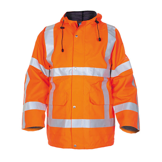 Hydrowear Uithoorn SNS High Visibility Waterproof Parka Orange S