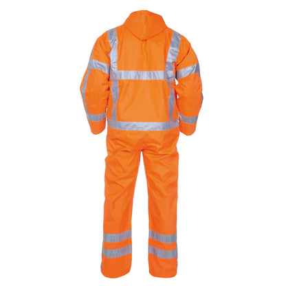 Hydrowear Ureterp SNS High Visibility Waterproof Coverall Orange S