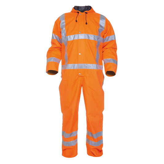 Hydrowear Ureterp SNS High Visibility Waterproof Coverall Orange M