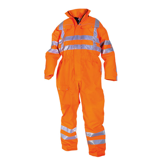 Hydrowear Uelsen SNS High Visibility Waterproof Winter Coverall Orange M