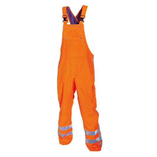 Hydrowear Utting SNS High Visibility Waterproof Bib and Brace Orange L
